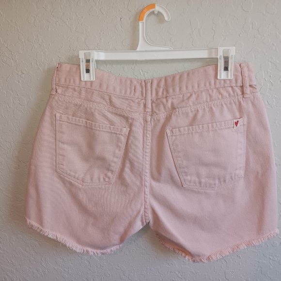Pink ripped jeans shorts - size 10 - Picture 2 of 7
